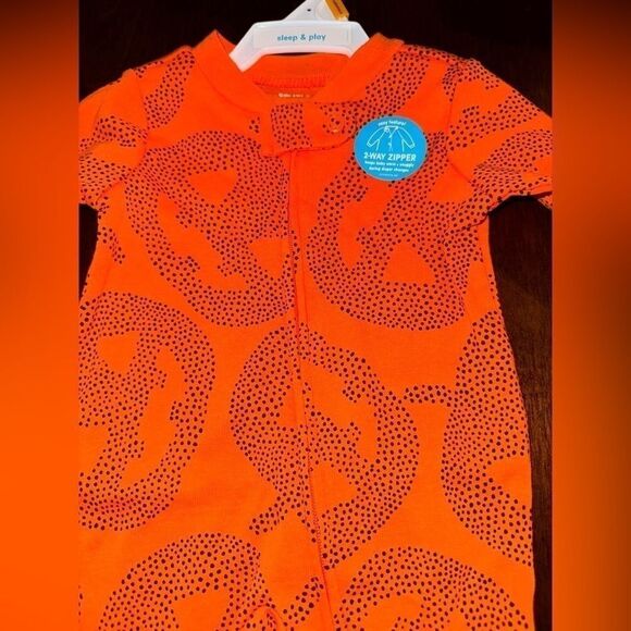 Carter’s Unisex Newborn Halloween Footed Pajamas | Spooky & Cozy Sleepwear -NEW - Picture 2 of 6